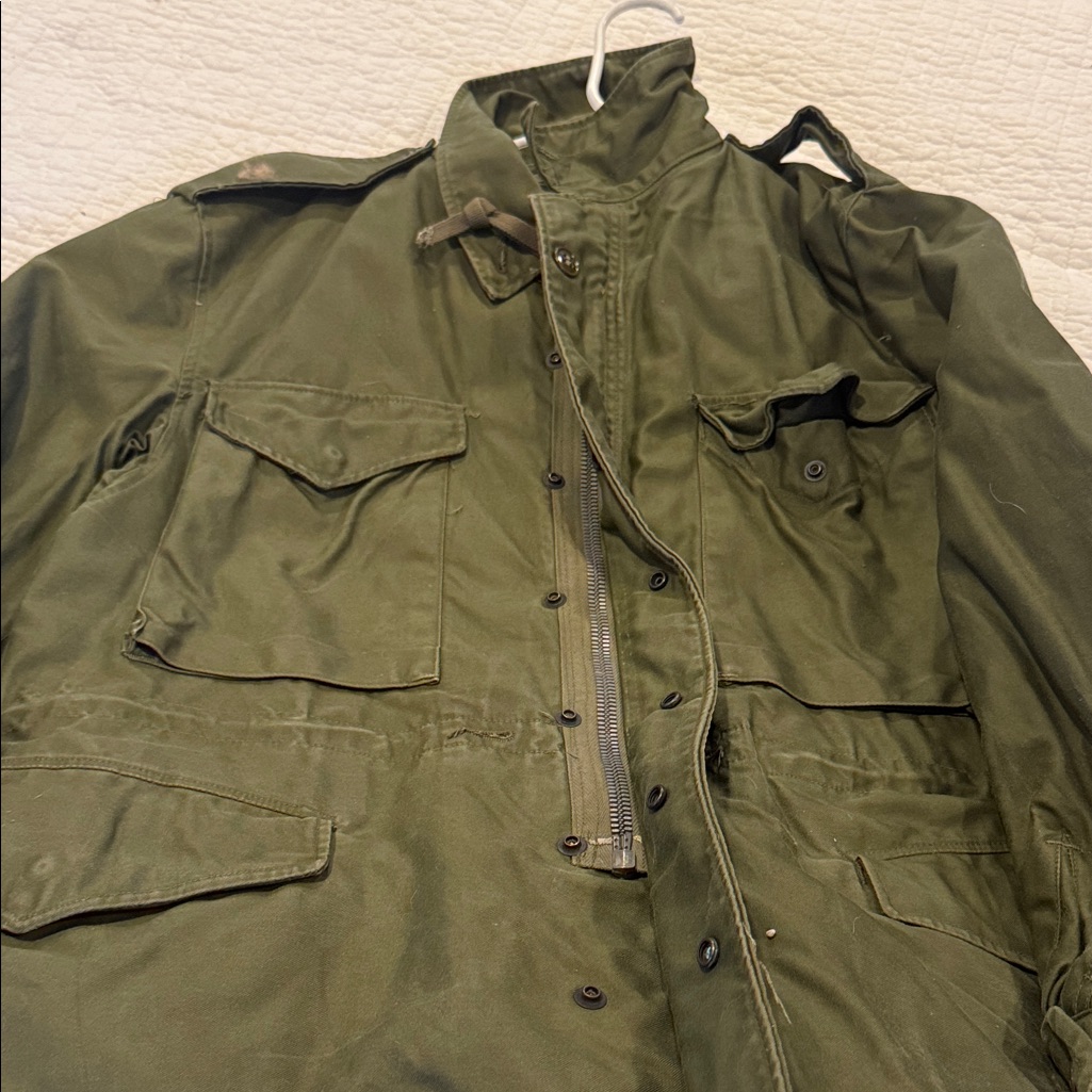 Men's Olive Green Military Jacket